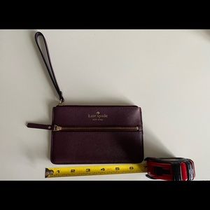 Kate Spade MAROON Wristlet